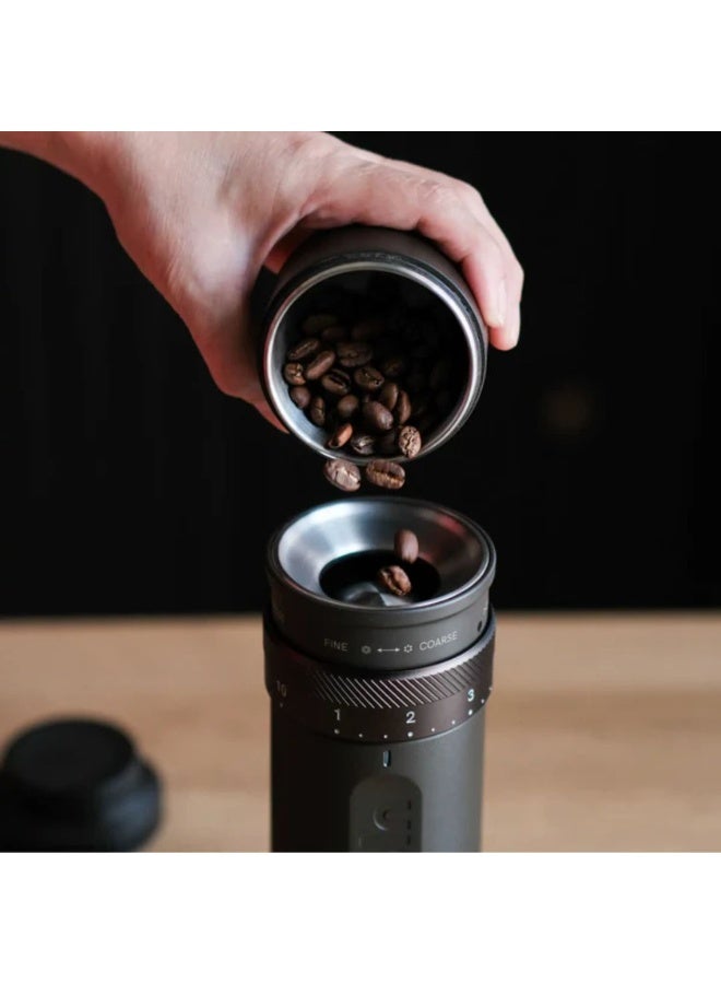 أووةن OutIn Fino Portable Electric Coffee Grinder Sand Stone White - Image 3